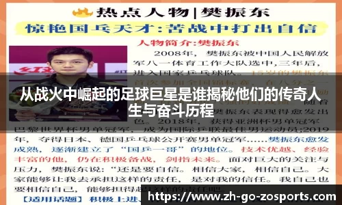 从战火中崛起的足球巨星是谁揭秘他们的传奇人生与奋斗历程